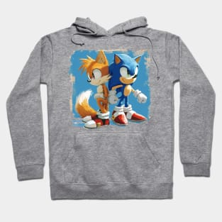 sonic and tails Hoodie